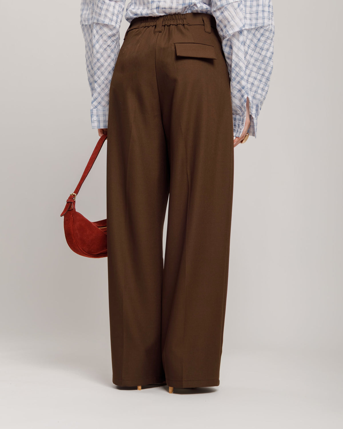 Pantaloni con pinces ed elastico  - M759 SLC