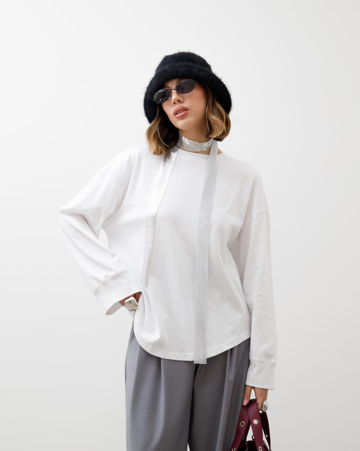 T-shirt manica a tubo ALTHÉA  - C168 SLC