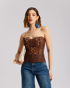 Corsetto in pizzo - 11670 slcm