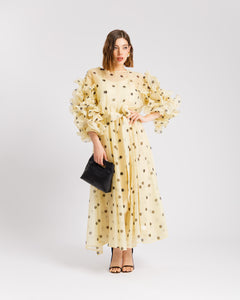 Abito in seta a pois - R13976