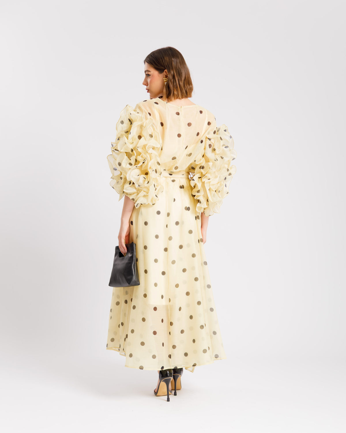 Abito in seta a pois - R13976