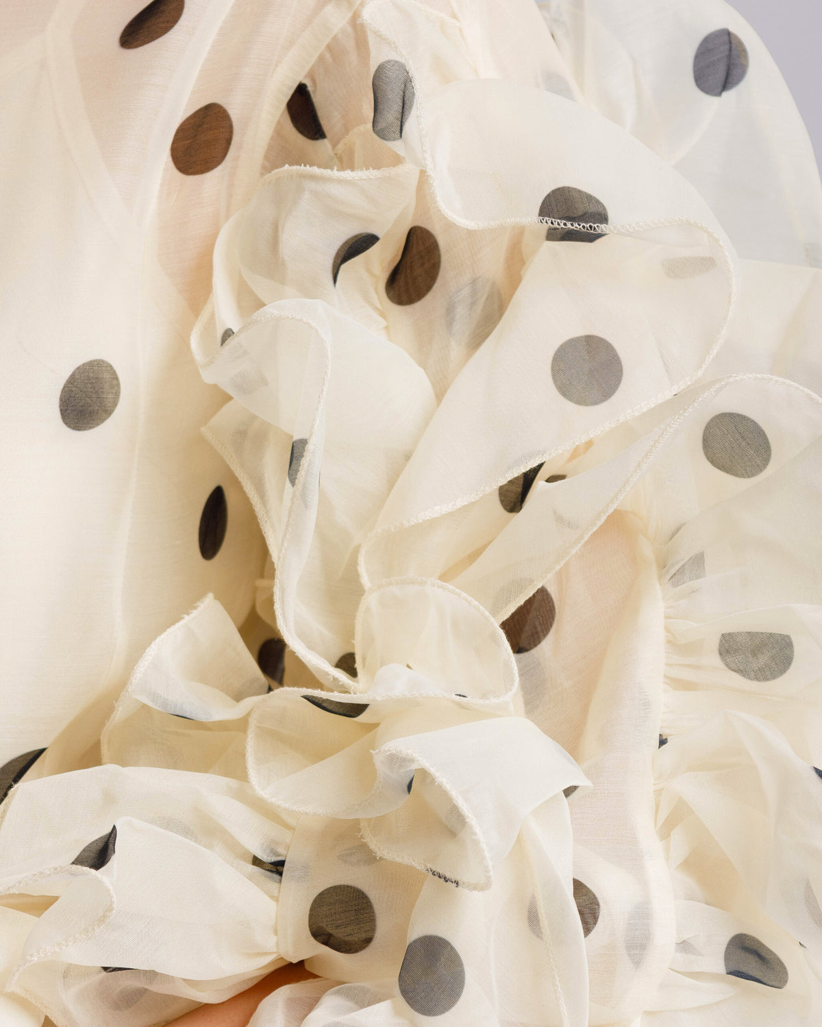 Abito in seta a pois - R13976