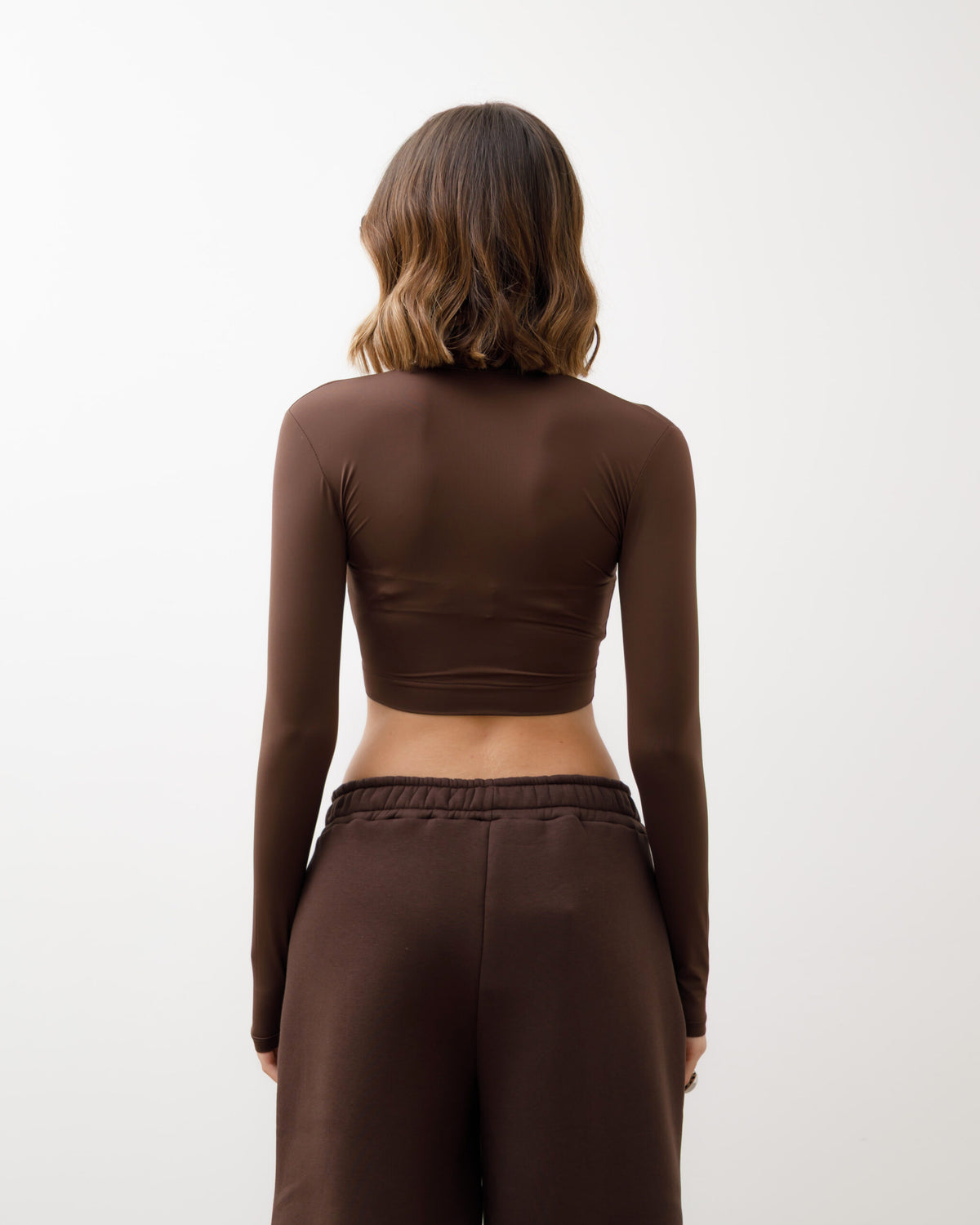 Maglia crop con zip ALTHÉA  - C185