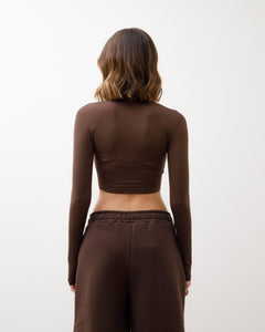 Maglia crop con zip ALTHÉA  - C185