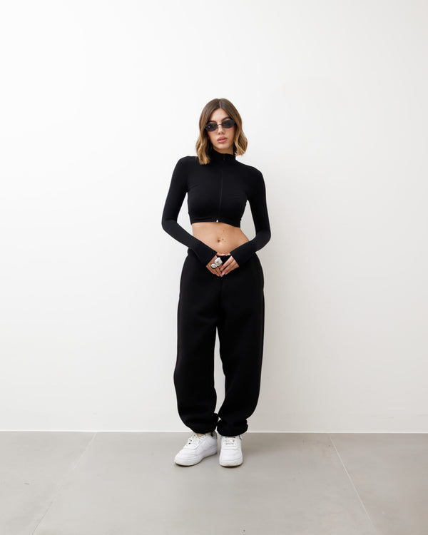 Maglia crop con zip ALTHÉA  - C185