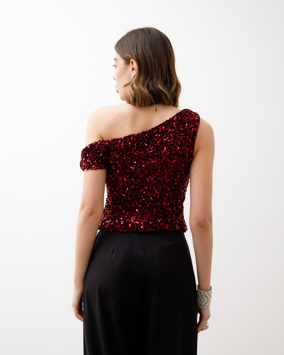 Top con paillettes - 15856 SLCN