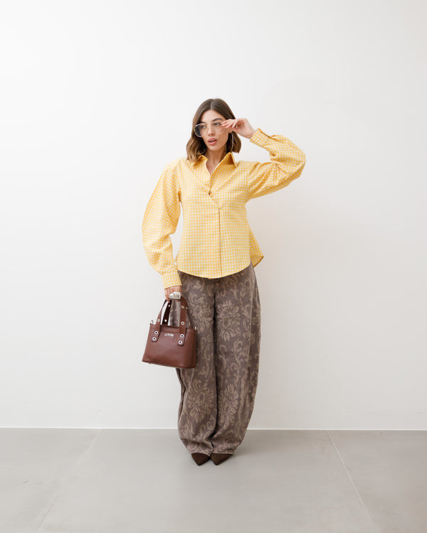Camicia avvitata a quadretti - H12890 SLC