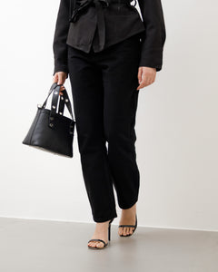 Jeans gamba dritta nero - 7862