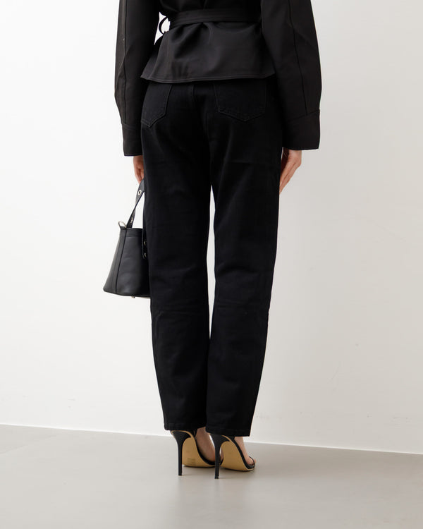 Jeans gamba dritta nero - 7862