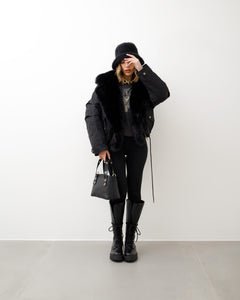 Bomber con eco-fur - D12777