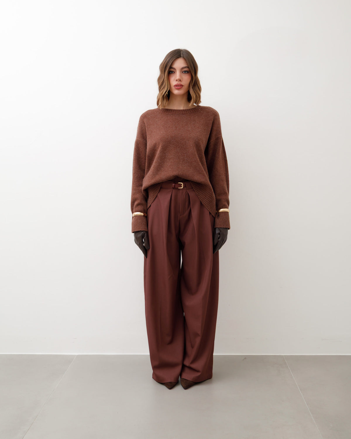 Pantaloni palazzo con cintura - 773 Nos