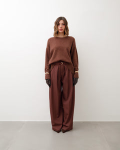 Pantaloni palazzo con cintura - 773 Nos