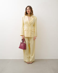 Tailleur doppio petto GIALLO - EC13103
