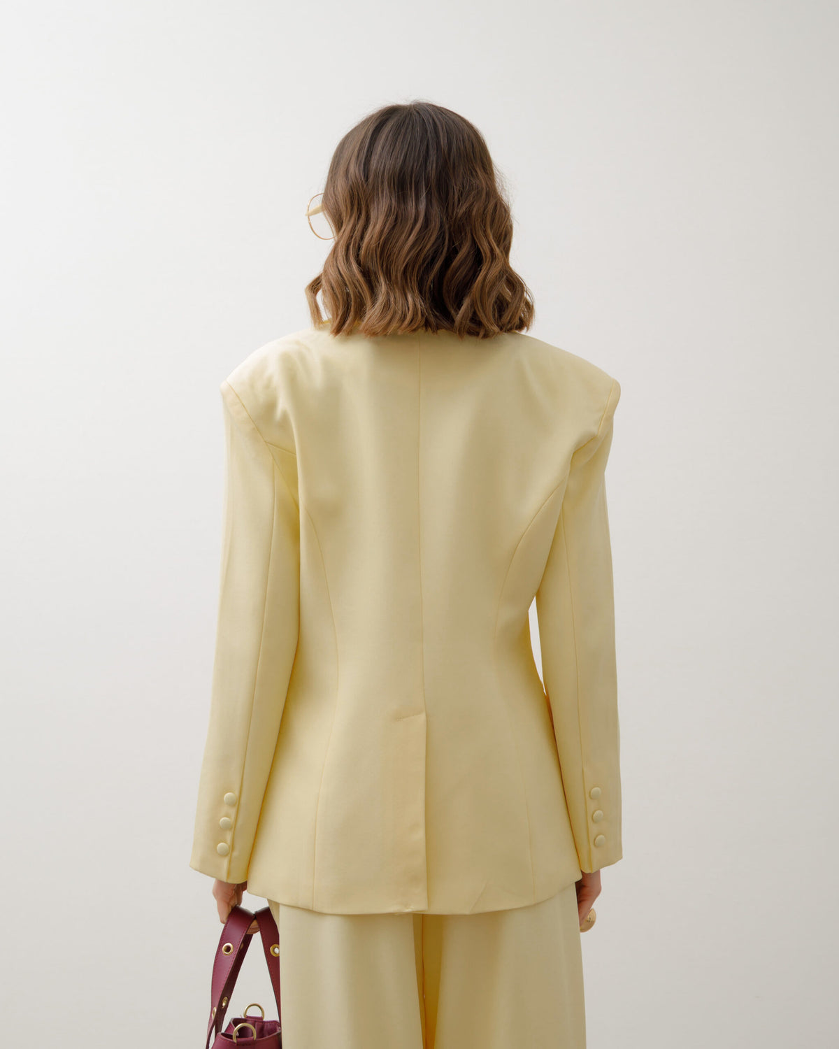 Tailleur doppio petto GIALLO - EC13103