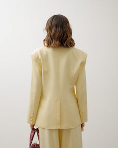 Tailleur doppio petto GIALLO - EC13103