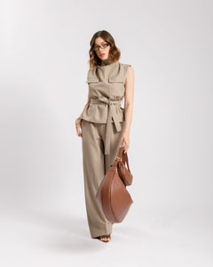 Coord-set con top e cintura - 2068-206