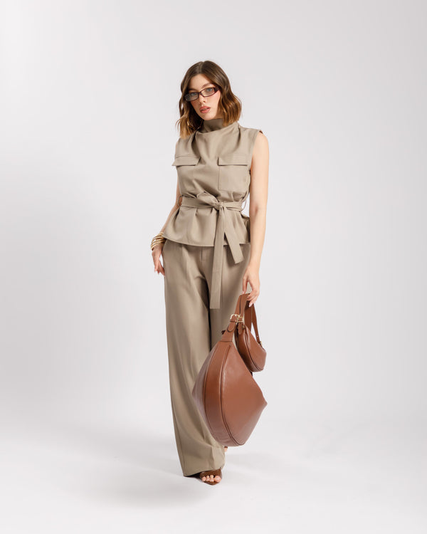Coord-set con top e cintura - 2068-206