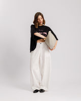 Pantaloni baggy a pois PANNA - 8879