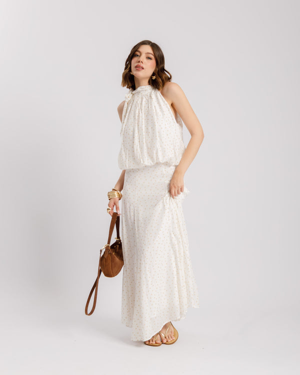 Coord-set a pois con gonna PANNA - 11637-11675