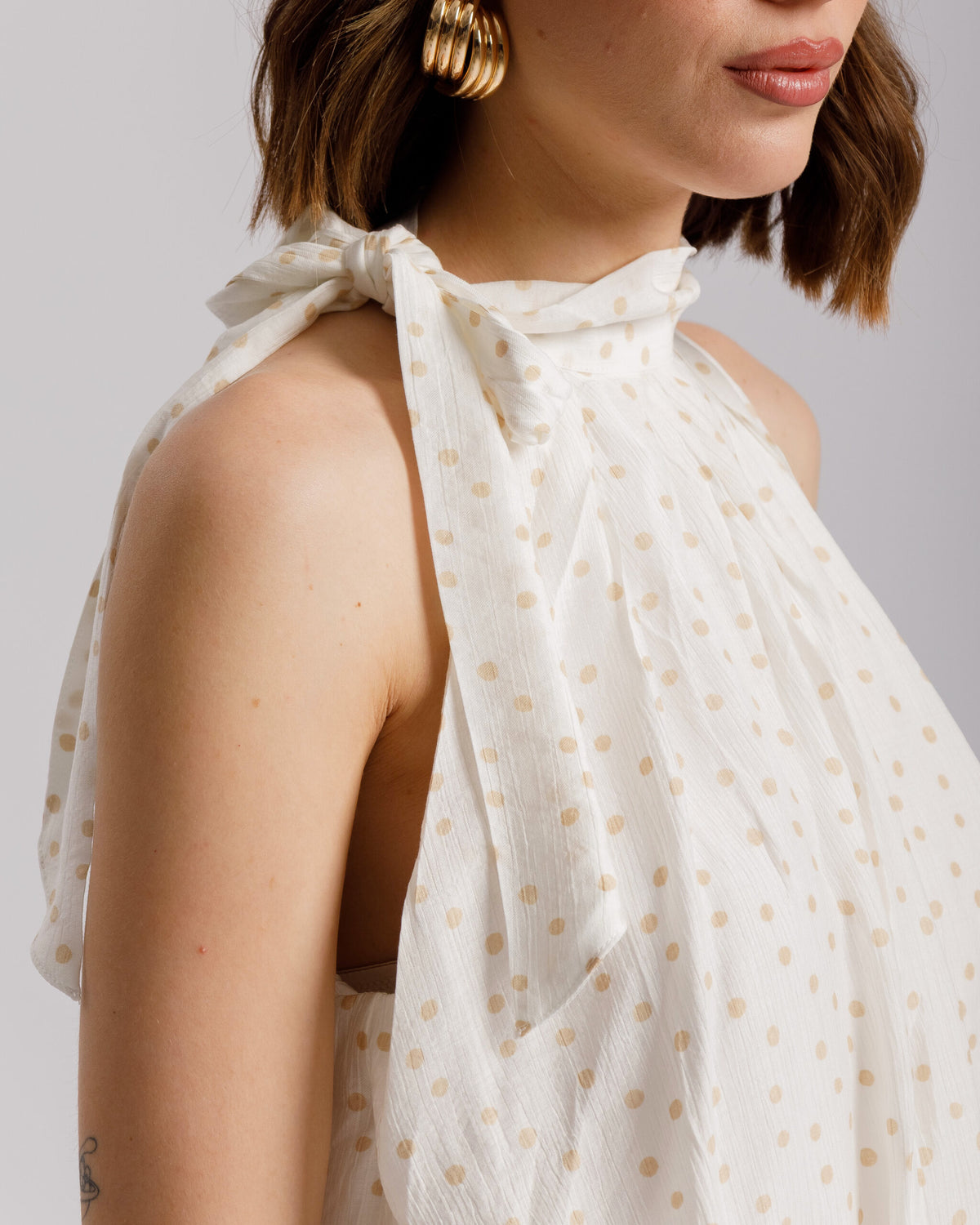 Coord-set a pois con gonna PANNA - 11637-11675