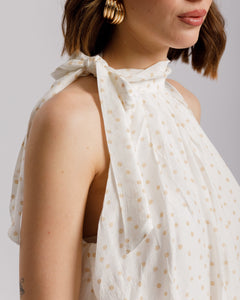 Coord-set a pois con gonna PANNA - 11637-11675