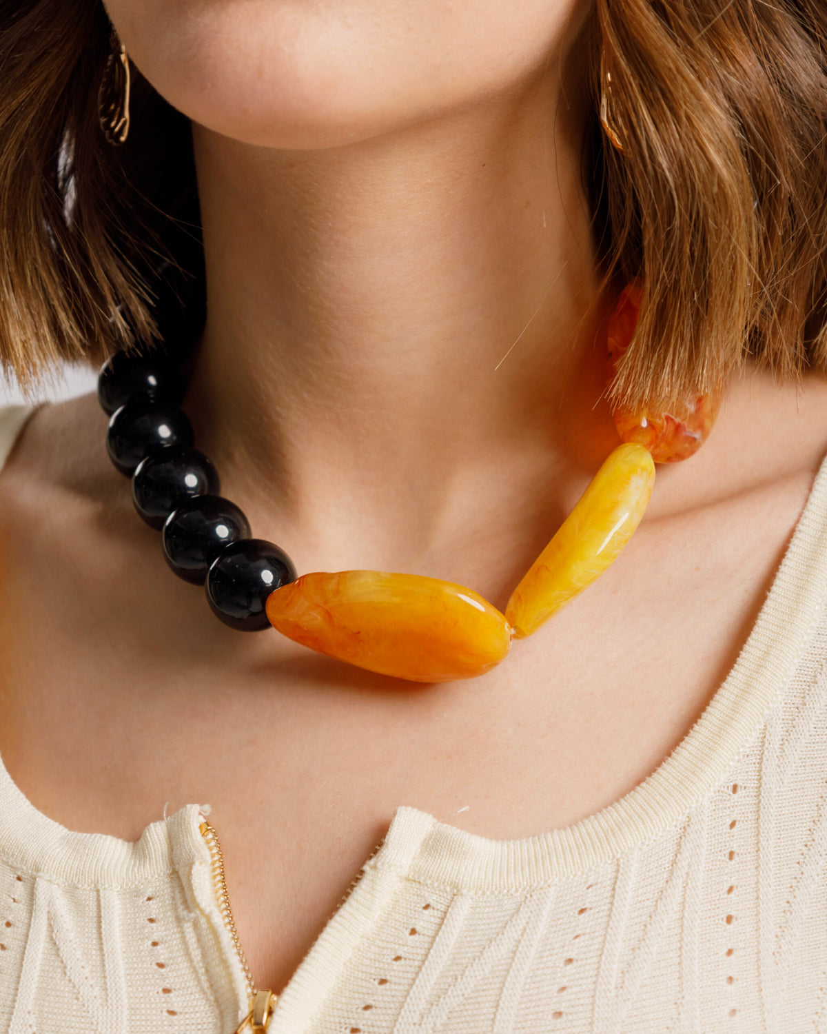 Collana perle e pietre - ECL2501