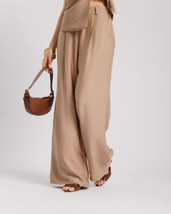 Coord-set in viscosa con gilet - 563151