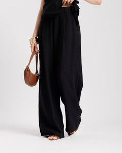 Coord-set in viscosa con gilet - 563151