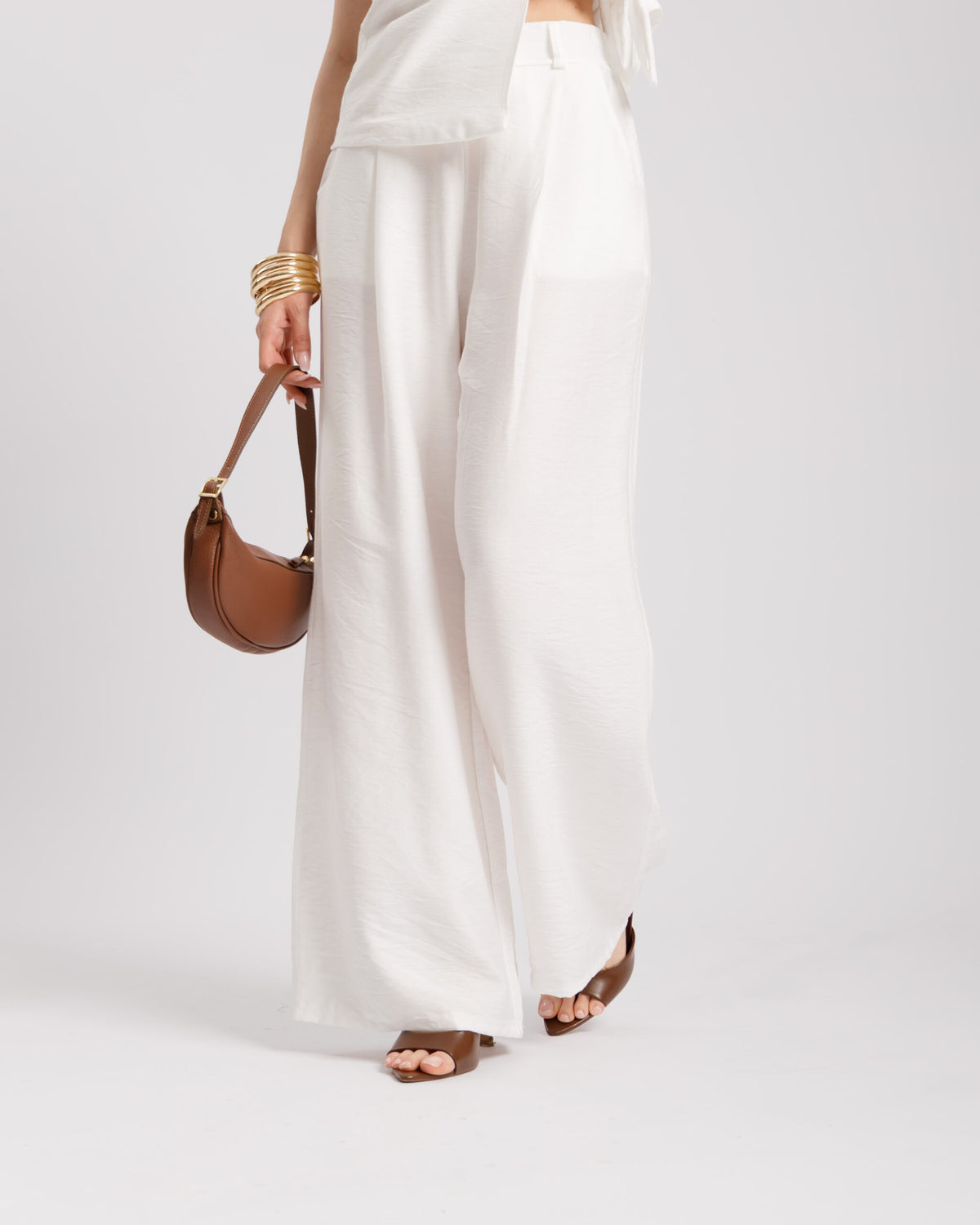 Coord-set in viscosa con gilet - 563151