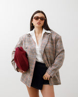 Blazer oversize quadretti  -13327