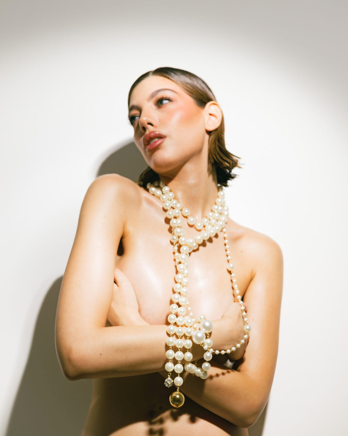 Collana doppio giro con perle - ECL1989