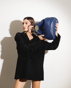 Borsa in pelle OLIVIA blu - LOVING BAGS