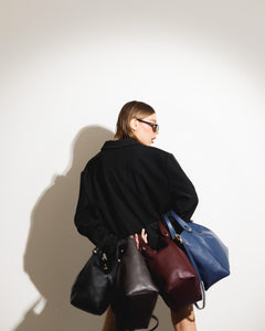 Borsa in pelle OLIVIA blu - LOVING BAGS