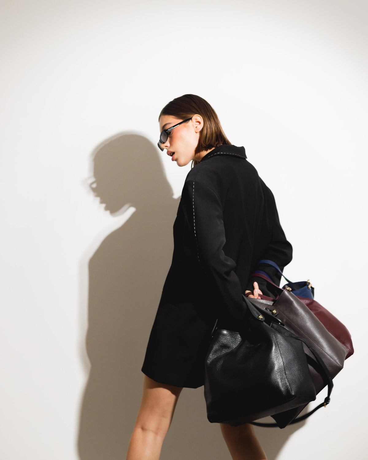 Borsa in pelle OLIVIA nera - LOVING BAGS