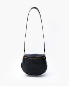 Tracolla in pelle NERA - LOVING BAGS