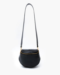 Tracolla in pelle NERA - LOVING BAGS