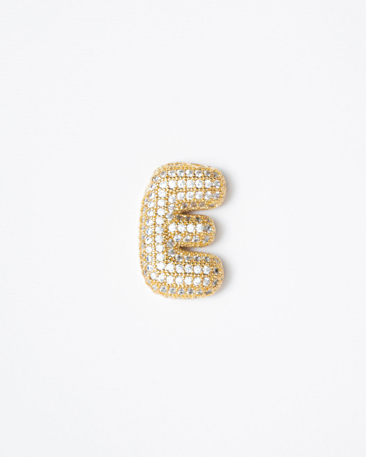 Ciondolo con lettera big con strass  - SV099