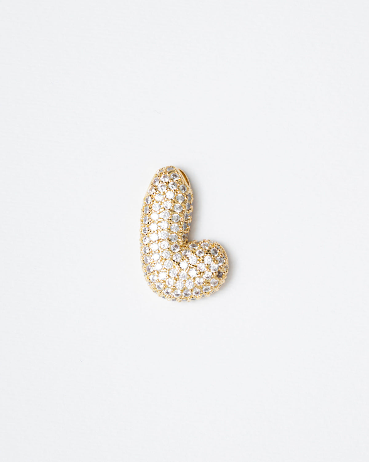 Ciondolo con lettera big con strass  - SV099