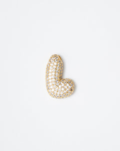 Ciondolo con lettera big con strass  - SV099