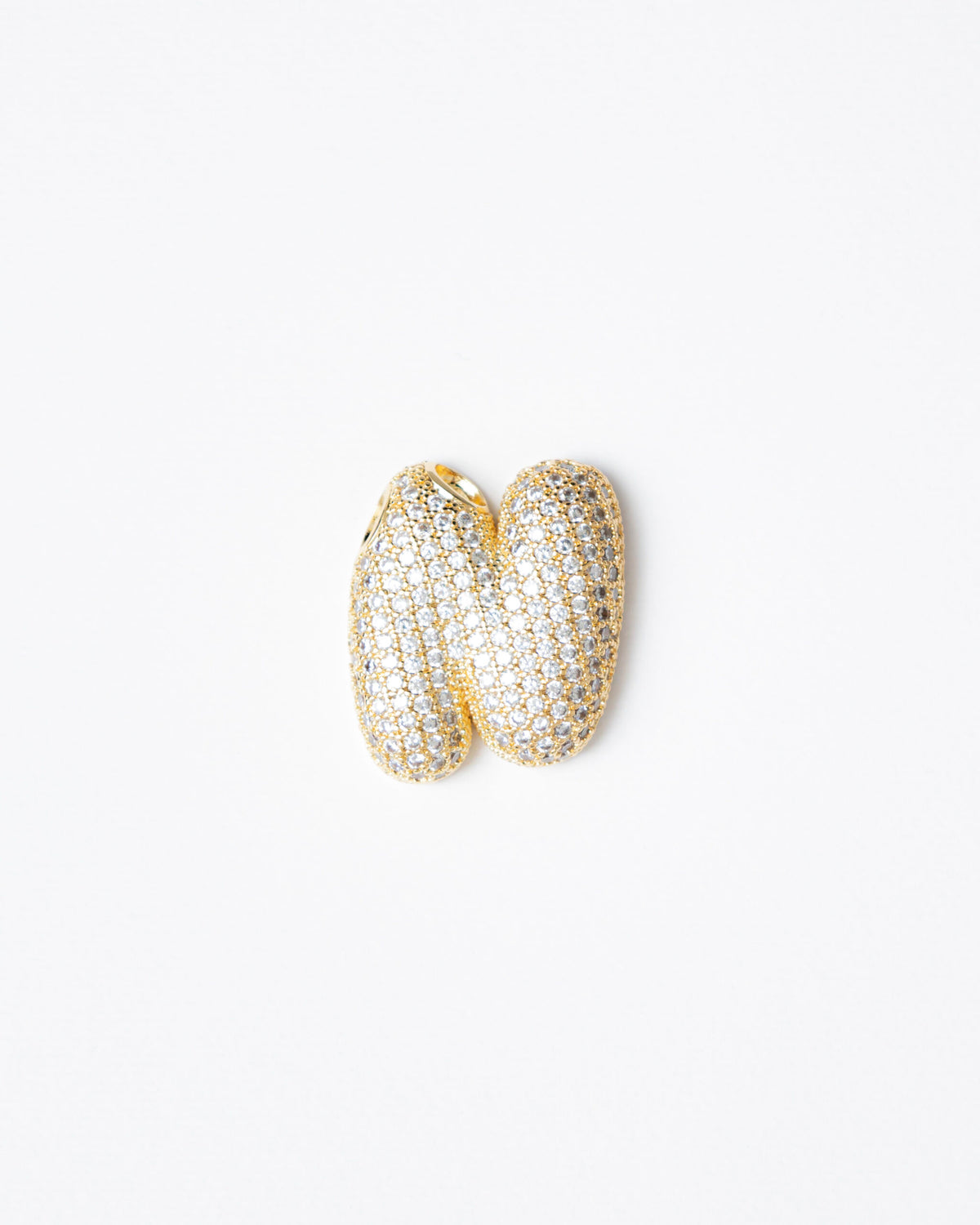 Ciondolo con lettera big con strass  - SV099