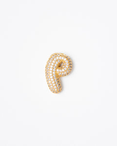 Ciondolo con lettera big con strass  - SV099
