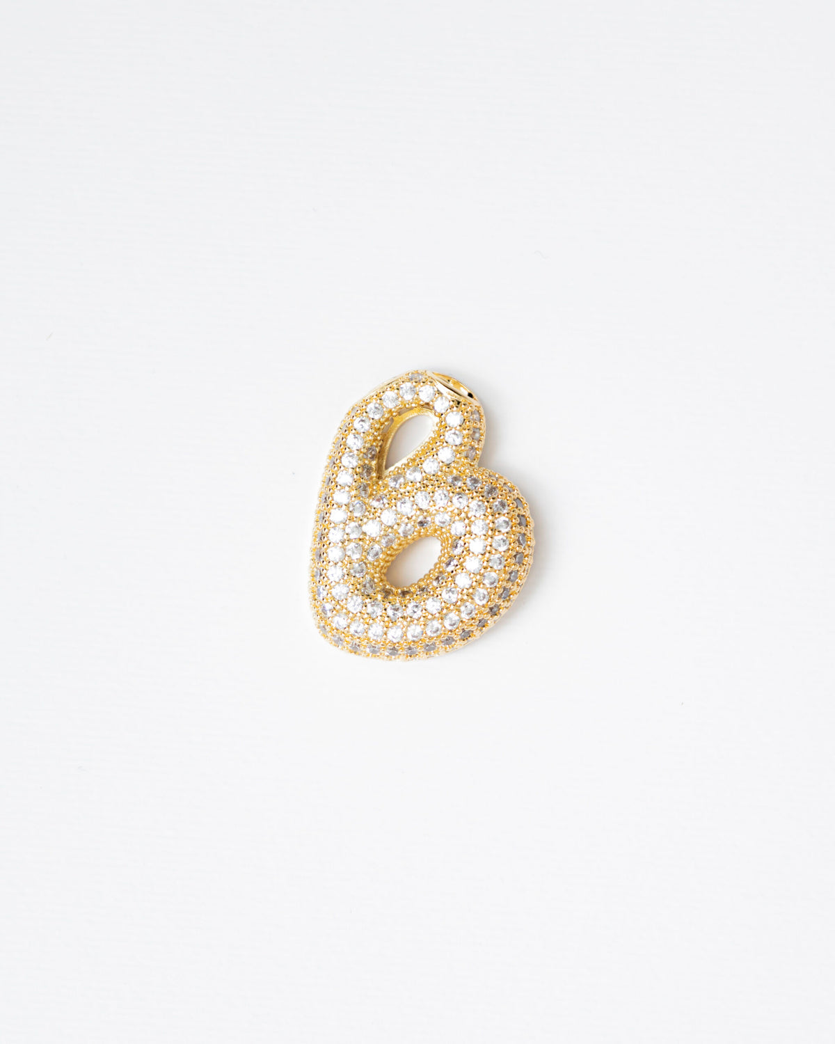 Ciondolo con lettera big con strass  - SV099