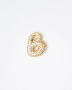 Ciondolo con lettera big con strass  - SV099