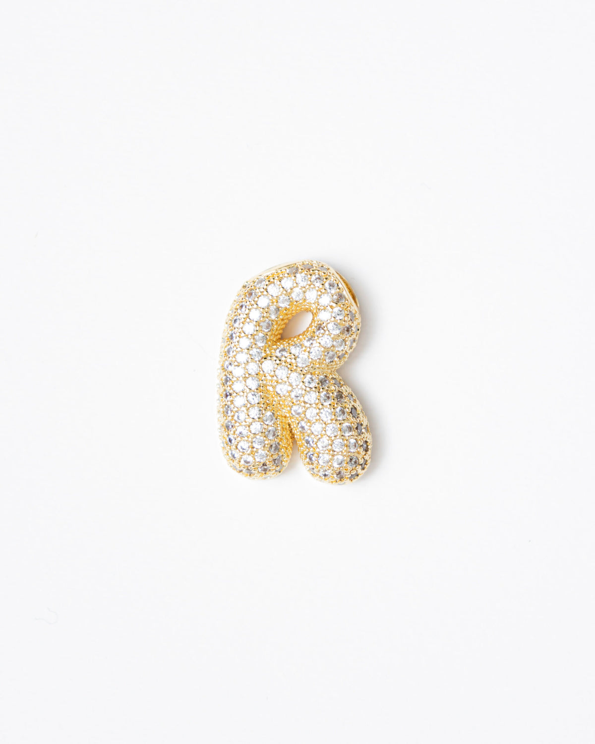 Ciondolo con lettera big con strass  - SV099