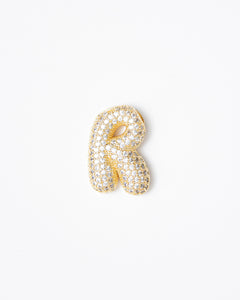 Ciondolo con lettera big con strass  - SV099