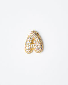 Ciondolo con lettera big con strass  - SV099