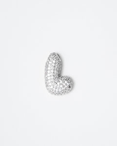 Ciondolo con lettera big con strass  - SV099