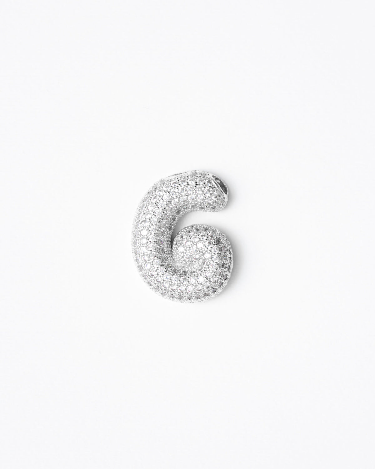 Ciondolo con lettera big con strass  - SV099
