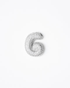 Ciondolo con lettera big con strass  - SV099