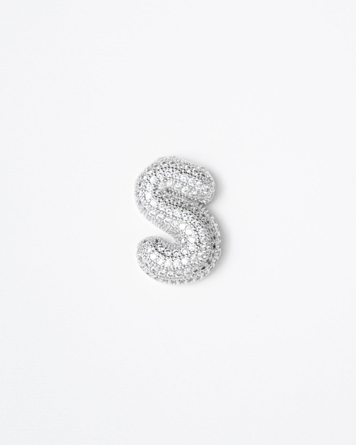 Ciondolo con lettera big con strass  - SV099